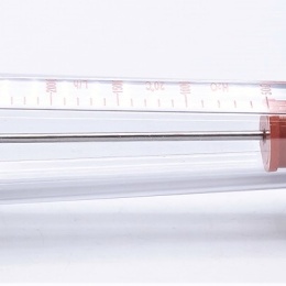 Plováčkový průtokoměr /rotametr/ plastový DN25, 0.25~2.5 m3/hod,  vnitřní závit BSP 3/4"