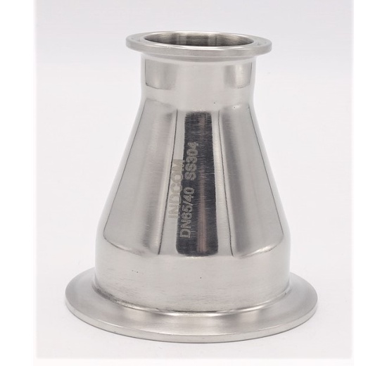 Redukce centrická, clamp  DN65/40