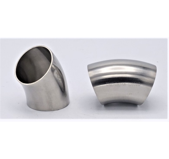 Koleno navařovací nerezové 45° DN40 (40x1,5mm)