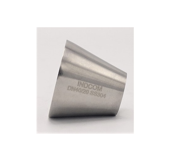 Redukce centrická, navařovací, krátká DN 40/20