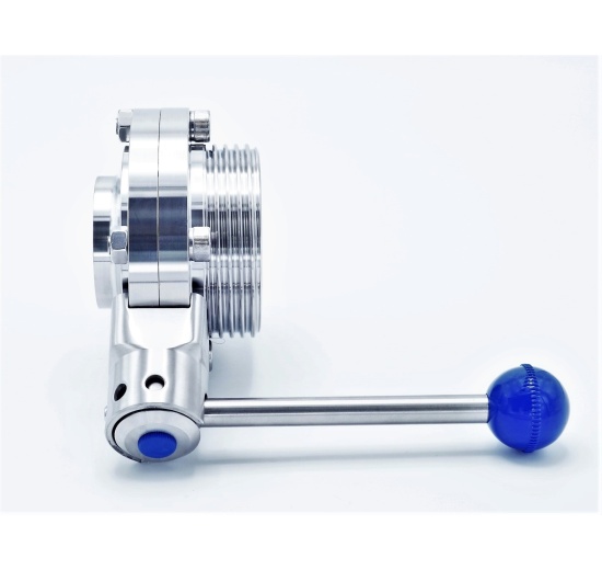 Nerezová klapka přímá, závitová / navařovací typ G-S | DN50