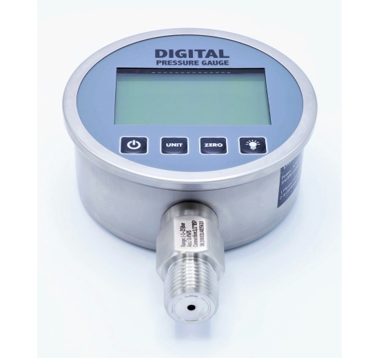 digitální tlakoměr s radiálním připojením