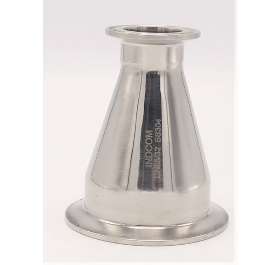 Redukce centrická, clamp DN65/32