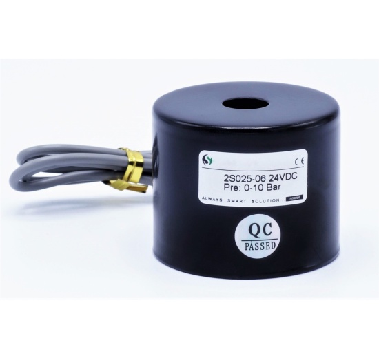 náhradní cívka DC 24V k nerezovému elektromagnetickému ventilu 2/2