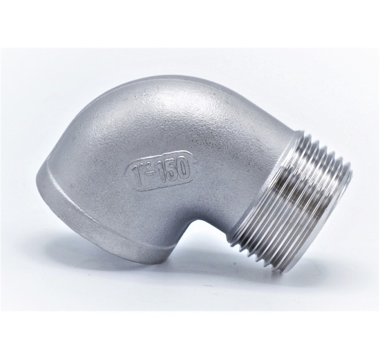 oblouk, závitové koleno, male/female, typ 304, závit 1"