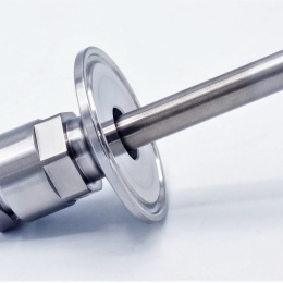 teploměrová jímka 100 mm (1/2") s clampovým připojením (límeček 50.5)