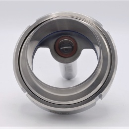 Průhledítko maticové s osvětlením LED, navařovací, DN80