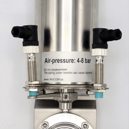 Nerezová klapka přímá DN32, závitová / navařovací typ G-S