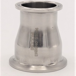 Redukce centrická, clamp  DN50/40