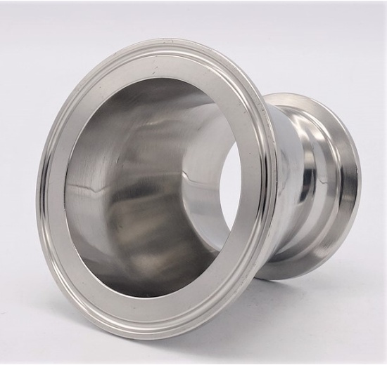 Redukce excentrická, clamp  DN65/50