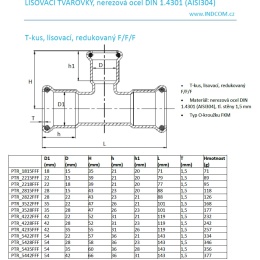 T-kus, lisovací, redukovaný F/F/F