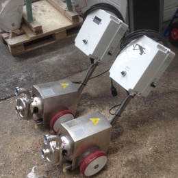 Mobilní odstředivé čerpadlo s otevřeným oběžným kolem