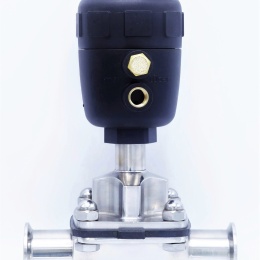 pneumaticky ovládaný membránový ventil, clamp připojení, DN40