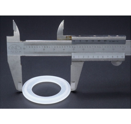 VMQ clamp těsnění, DN 32, talířek 50,5 mm