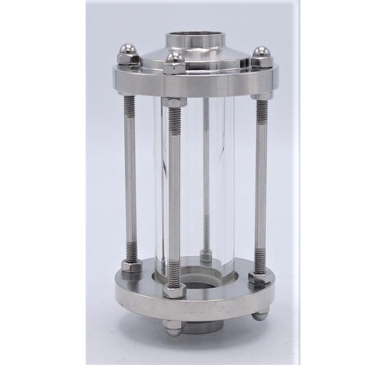 Průhledítko potrubní, navařovací S-S, typ A