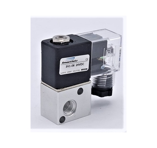 Elektromagnetický rozvaděč 3/2, G 1/8", DC24V