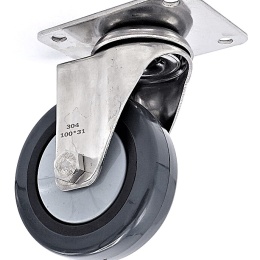 Kolečka transportní, nerezová, průměr 100 mm