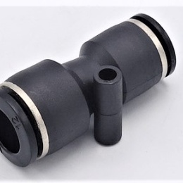 Spojka přímá redukovaná 10 mm/6 mm, pneumatické prvky, nástrčné šroubení z plastu