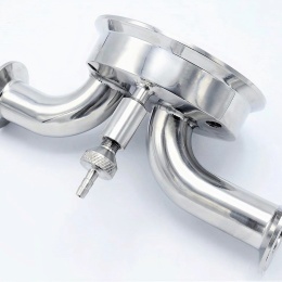filtrační těleso - vstup a výstup clamp