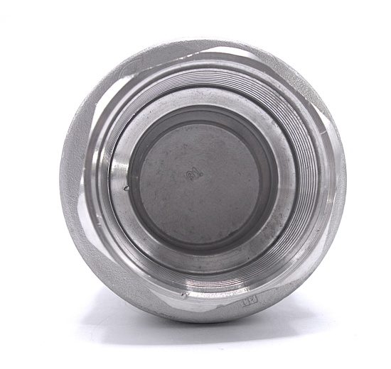 Celonerezová zpětná klapka, závitová detail disku