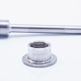 teploměrová jímka a převlečná matice