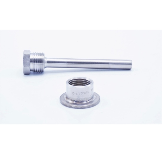 teploměrová jímka a převlečná matice