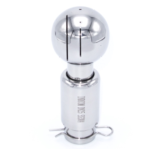 Rotační mycí hlavice, navařovací, na závlačku