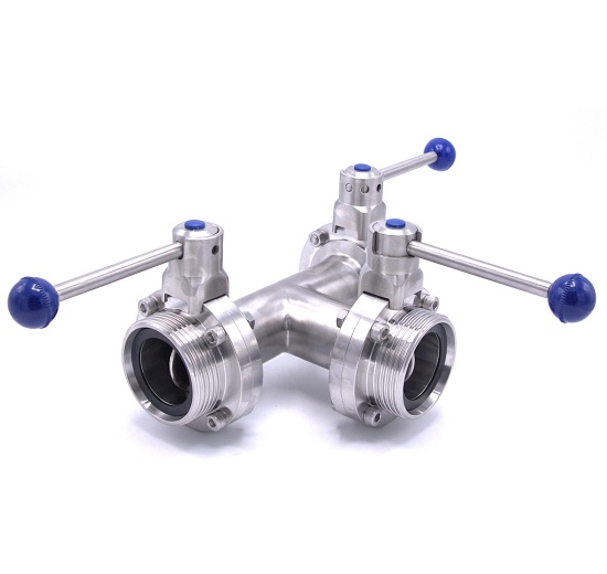 Indcom custom-made T piece and butterfly valves