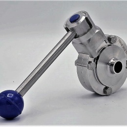 nerezová přímá klapka