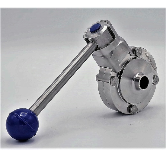 nerezová přímá klapka