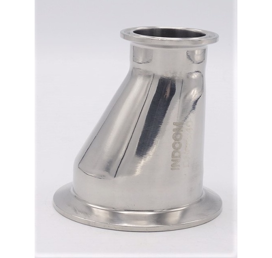 Redukce excentrická, clamp  DN65/40