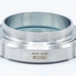 maticové průhledítko s borosilikátovým sklem, DN100