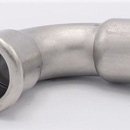 Koleno 90°, lisovací, F/F 18 mm, nerezová ocel