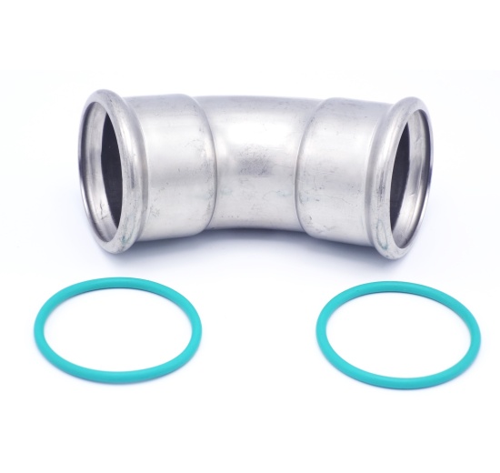 Koleno 45° (oblouk) lisovací, F/F