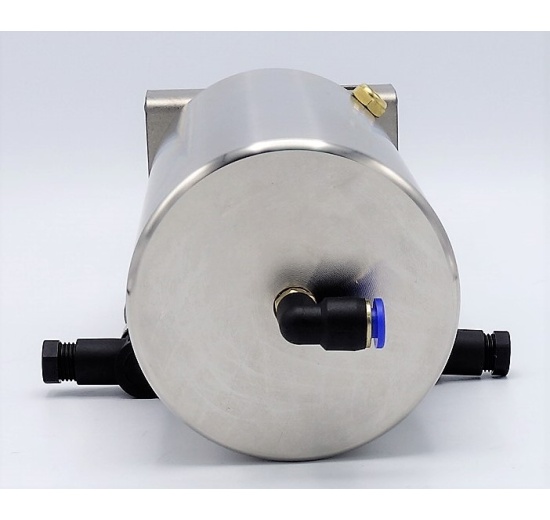 Nerezová klapka přímá DN20, závitová-navařovací typ G-S, s pneumatickým pohonem