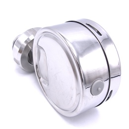 Tlakoměr s oddělovací membránou, potravinářské šroubení DIN 11851, číselník 100 mm,matice DN25, 0-2,5 bar