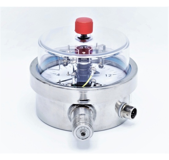 tlakoměr z nerezové oceli se spínacími kontakty