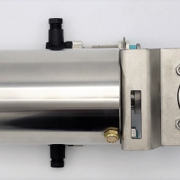 Nerezová klapka přímá DN20, závitová typ G-G, s pneumatickým pohonem