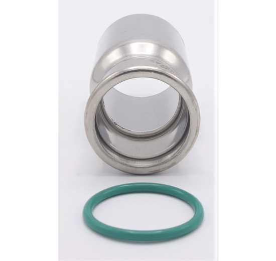 Lisovací redukce (redukovaná vsuvka) M/F 54/42 mm, nerezová