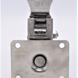 Kolečka transportní, nerezová, průměr 125 mm