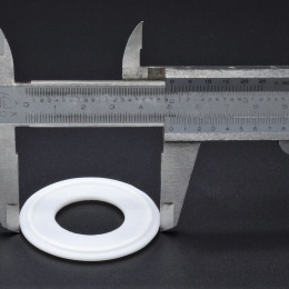 těsnění PTFE (teflon - polytetrafluorethylen) DN 25 pro clampový talířek 50,5 mm