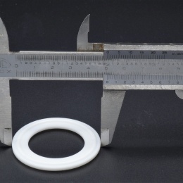 těsnění PTFE (teflon - polytetrafluorethylen) DN 32 pro clampový talířek 50,5 mm