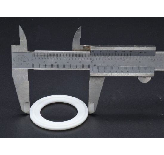 těsnění PTFE (teflon - polytetrafluorethylen) DN 32 pro clampový talířek 50,5 mm