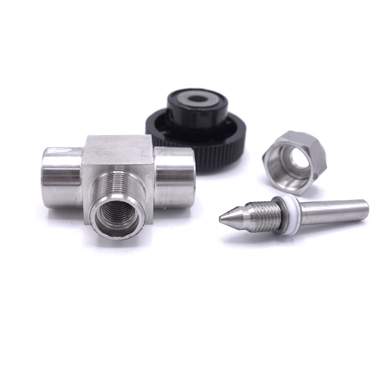 Detail jehlového ventilu závitového 1/4"