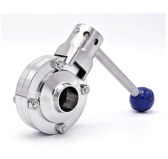 Nerezová klapka přímá (motýlová), navařovací, typ S-S Indcom