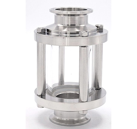 Průhledítko potrubní DN40, připojení CLAMP DIN 32676