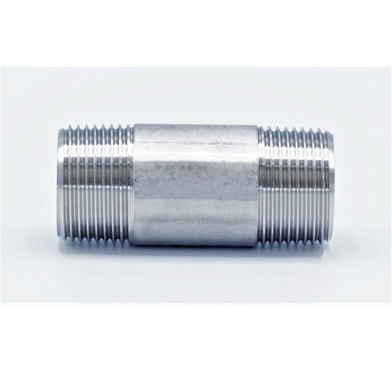 závitové fitinky z nerezové oceli - trubkový dvojnipl, typ 310