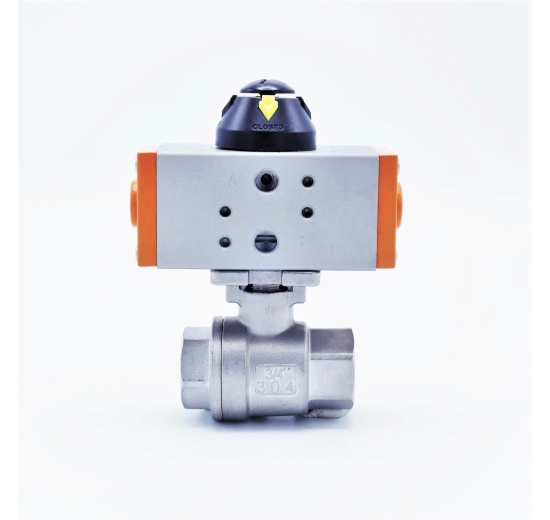 Pneumatický pohon, dvojčinný