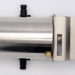 Nerezová klapka přímá, pneumaticky ovládaná, typy C-C DN40