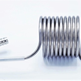 možnost použití spirály - vzorkovací ventil ani JG hadička 6 mm nejsou součástí dodávky, JG hadičku je možné na vyžádání zaslat